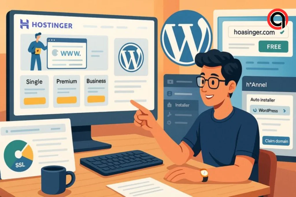 how to install WordPress on Hostinger